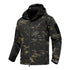 Large-size Softshell Fleece Outdoor Jacket Warm Camouflage For Winter