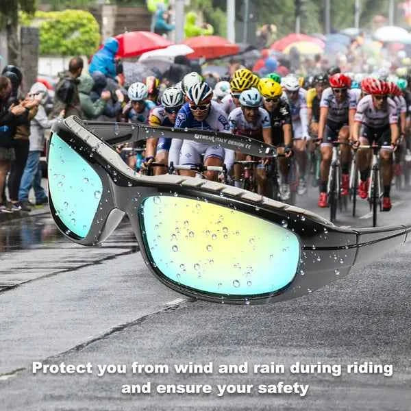 2 Pairs Motorcycle Padded Foam Wind Resistant Riding Glasses Sunglasses