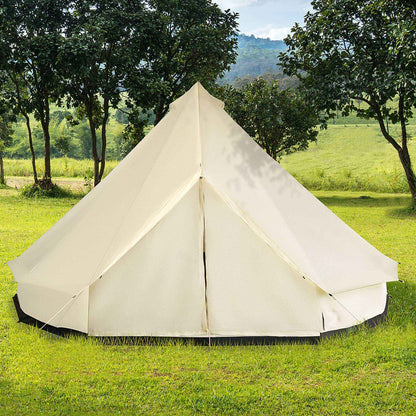 10-Person Large Waterproof Yurt Camping Tent, Perfect For Family Camping, Blue