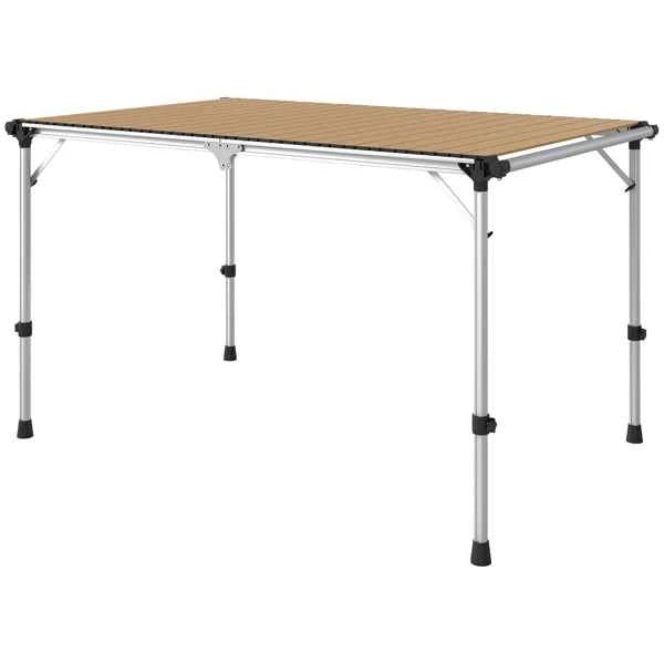 Adjustable Aluminum Folding Camping Table | 51" x 31.5" | 66 lb Capacity