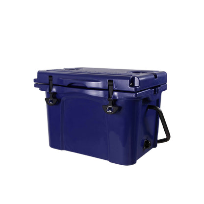 25QT Portable Cooler, Insulated Hard Cooler With Bottle Opener, Cup Holder, Forming Ruler, Travel, Beach, Camping, Fishing