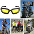 Motorcycle Riding Glasses Wind Resistant Bike Goggles UV Protection Resistant Padded Comfortable Outdoor Sport Goggles