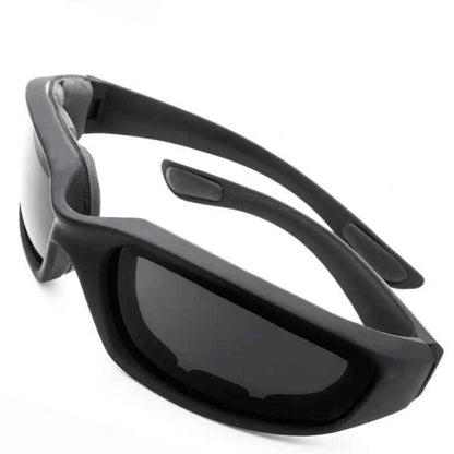 1 Pairs Motorcycle Sports Biker Riding Glasses Wind Resistant Eye Protection Sports Goggles Cycling Glasses Sunglasses Grey Color(TK/TMEU For Self-pickup)