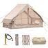 Inflatable Luxury Camping Tent With Pump, Can Accommodate 4 To 6 People, Easy To Set Up, Waterproof And Outdoor For All Seasons, 12 Mesh Windows