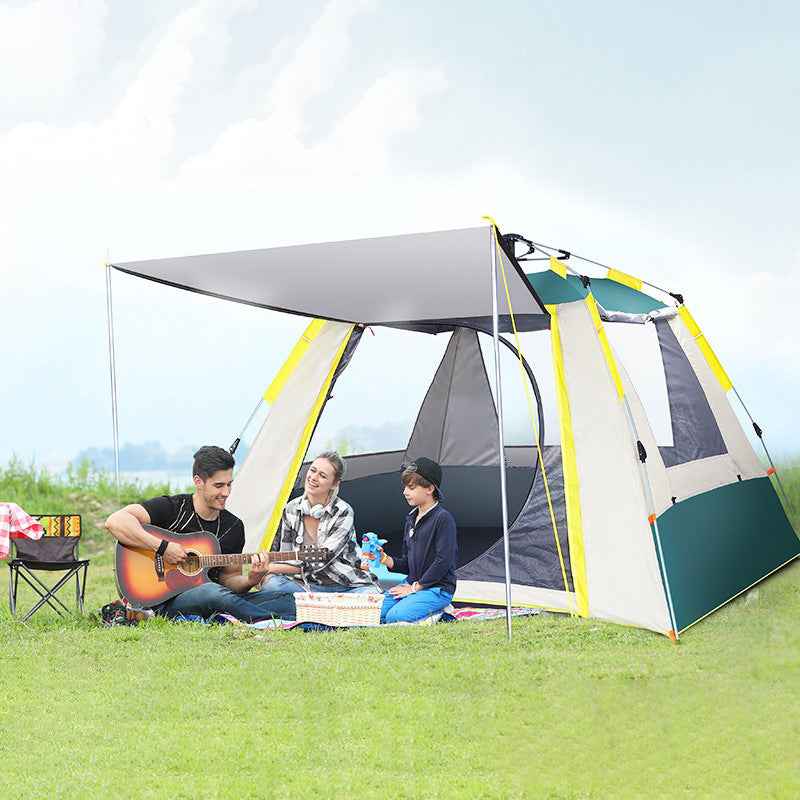 Lightweight Waterproof Camping Tent with Fiberglass Poles