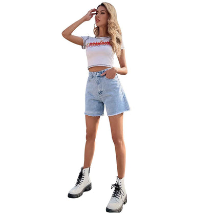 High Waist Loose Casual Women&