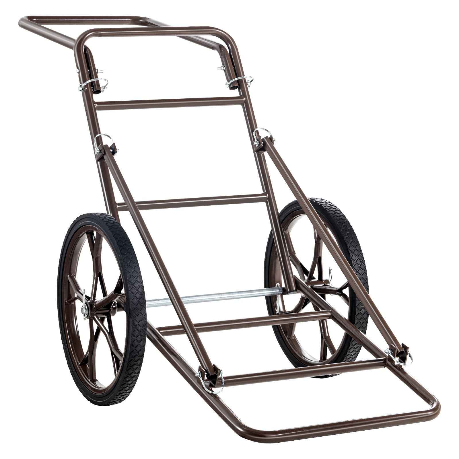 Deer Cart, 500 LBS Capacity Folding Game Cart, Deer Cart Game Hauler With 17" Big Rubber Wheel &amp; Ergonomic Handle, Heavy-Duty Game Cart Accessories, Utility Gear Dolly For Hunting Fishing Hiking