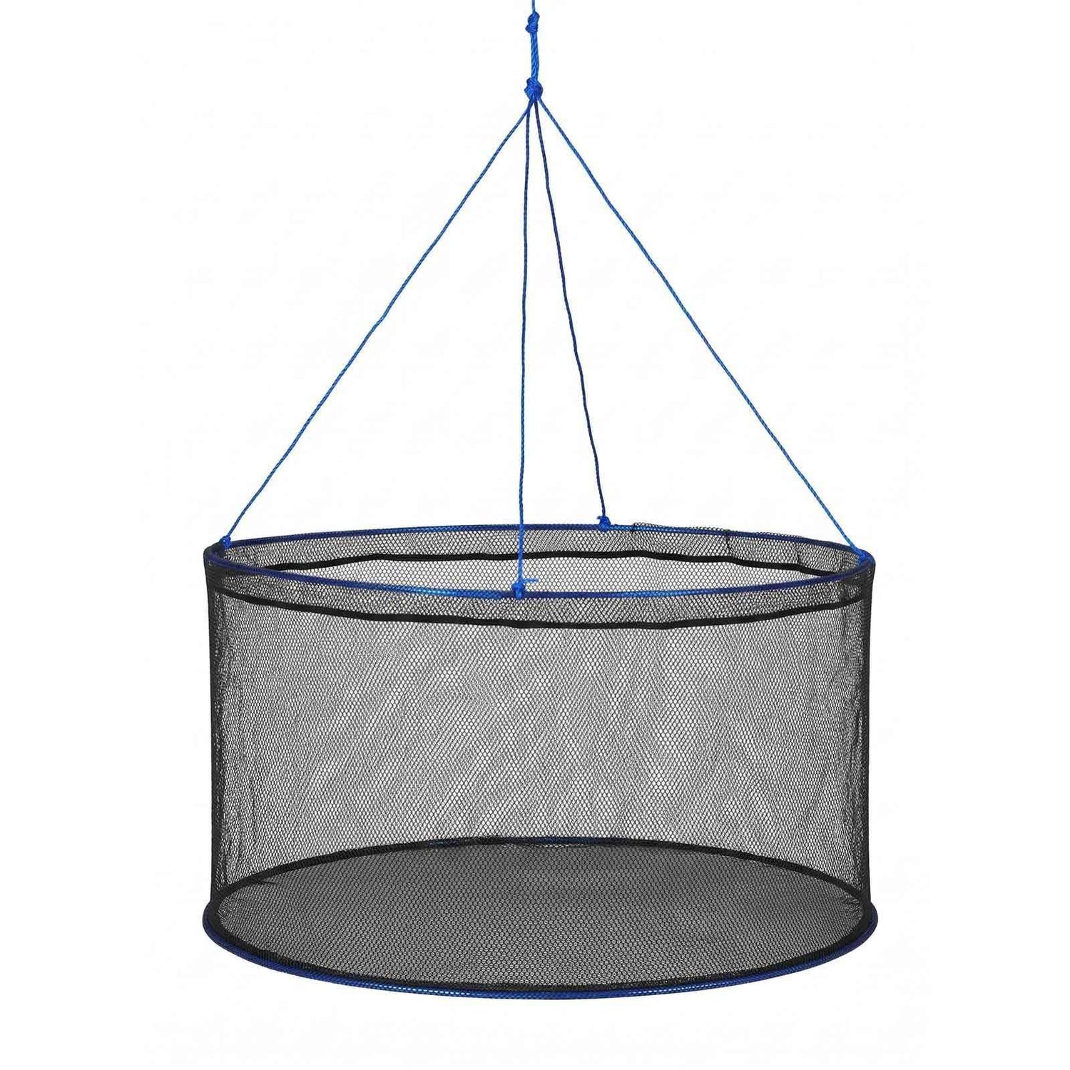 Foldable Fishing Net, Landing Fishing Pier Nets, Portable Drop Net For Pulling Up Fish, Durable And Fish-friendly, With Rope And Storage Bag, For Minnows, Crawfish, Shrimp, Crab