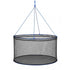 Foldable Fishing Net, Landing Fishing Pier Nets, Portable Drop Net For Pulling Up Fish, Durable And Fish-friendly, With Rope And Storage Bag, For Minnows, Crawfish, Shrimp, Crab