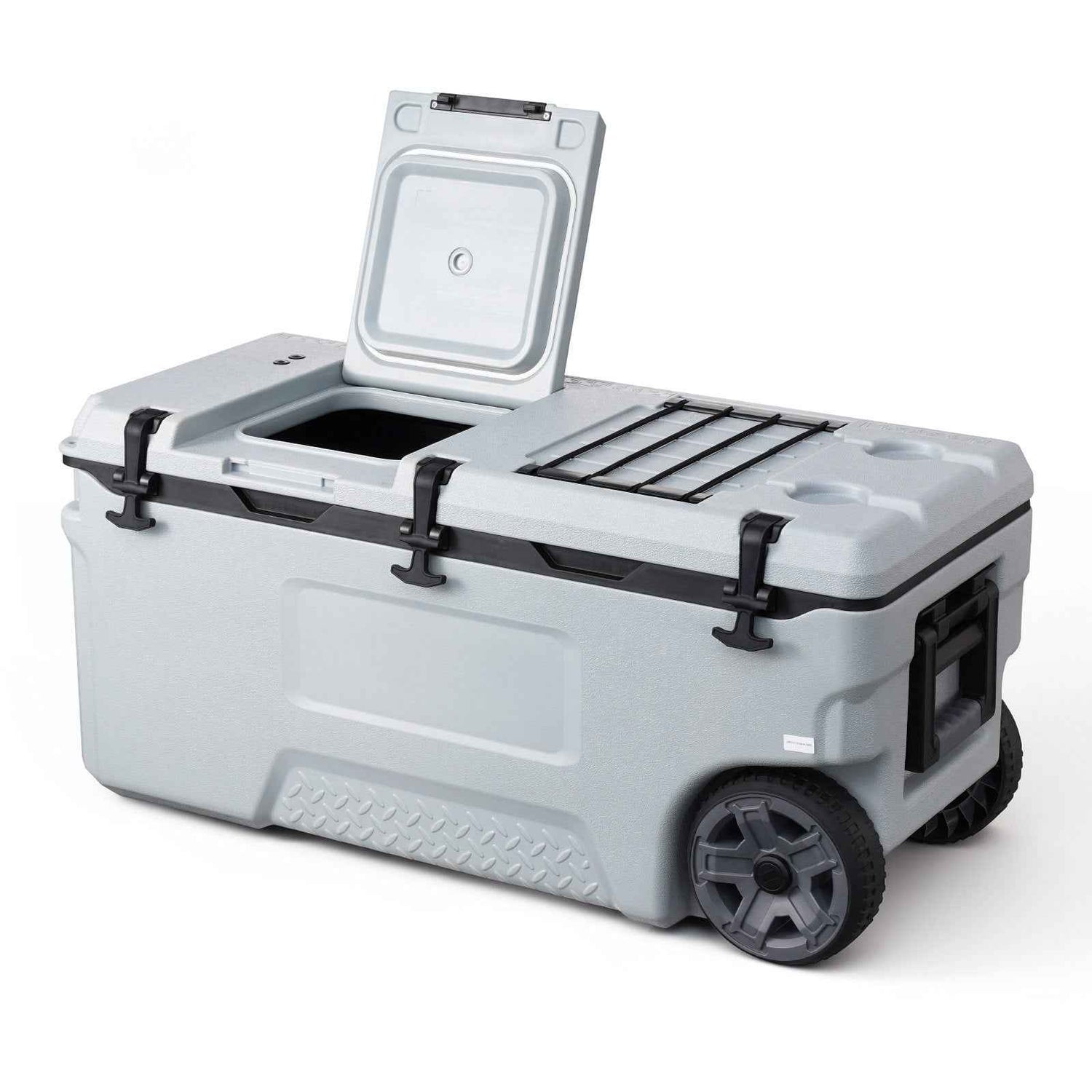 Hard Cooler, 106QT Portable Rolling Cooler With Wheels, Leak-Resistant Coolbox Keeps Contents Cool For 48 Hours, Ice Retention Insulated Chests, Ultra-Light For Outdoor Picnics, Grill, Camping