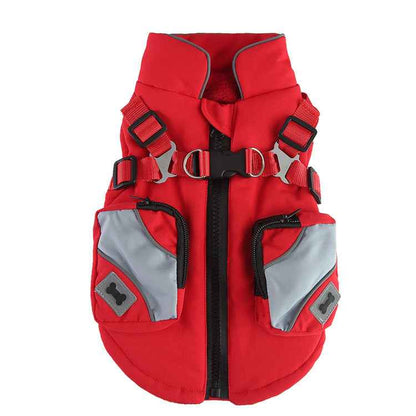 Pet Supplies Chest Back Zipper