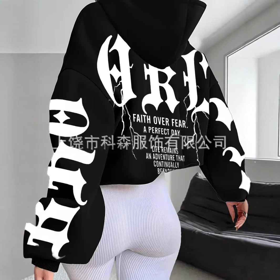 Womens Casual Sweatshirt With 3D Digital Print