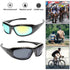 2 Pairs Motorcycle Padded Foam Wind Resistant Riding Glasses Sunglasses