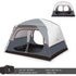 Quick-Build 4-Season Camping Tent, 6 or 8 Person, Titanium Gray