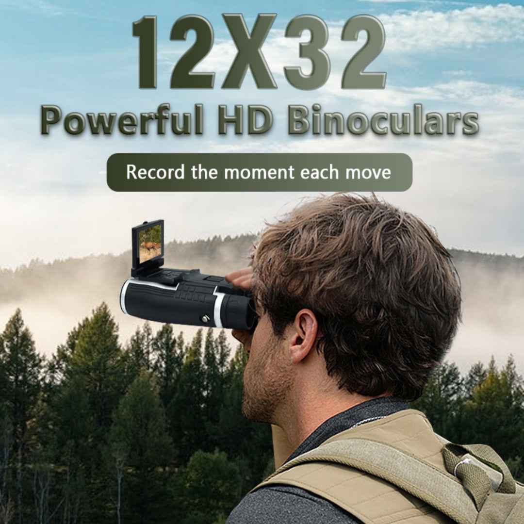 12x32 High-Definition Multi-Function Outdoor Binoculars