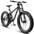 A26309 26 Inch Mountain Bike,Full-Suspension 21 Speeds Drivetrain With Disc-Brake Bicycle, 26x4inch Fat Tire Bike For Men