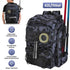 42L&11Gal Fishing Backpack Large Capacity Fishing Tackle Storage Bag With Rod Holders 16-Pocket Water-Resistant With Divider Adjustable Padded Straps For Fishing Gear Outdoor Camping Hiking