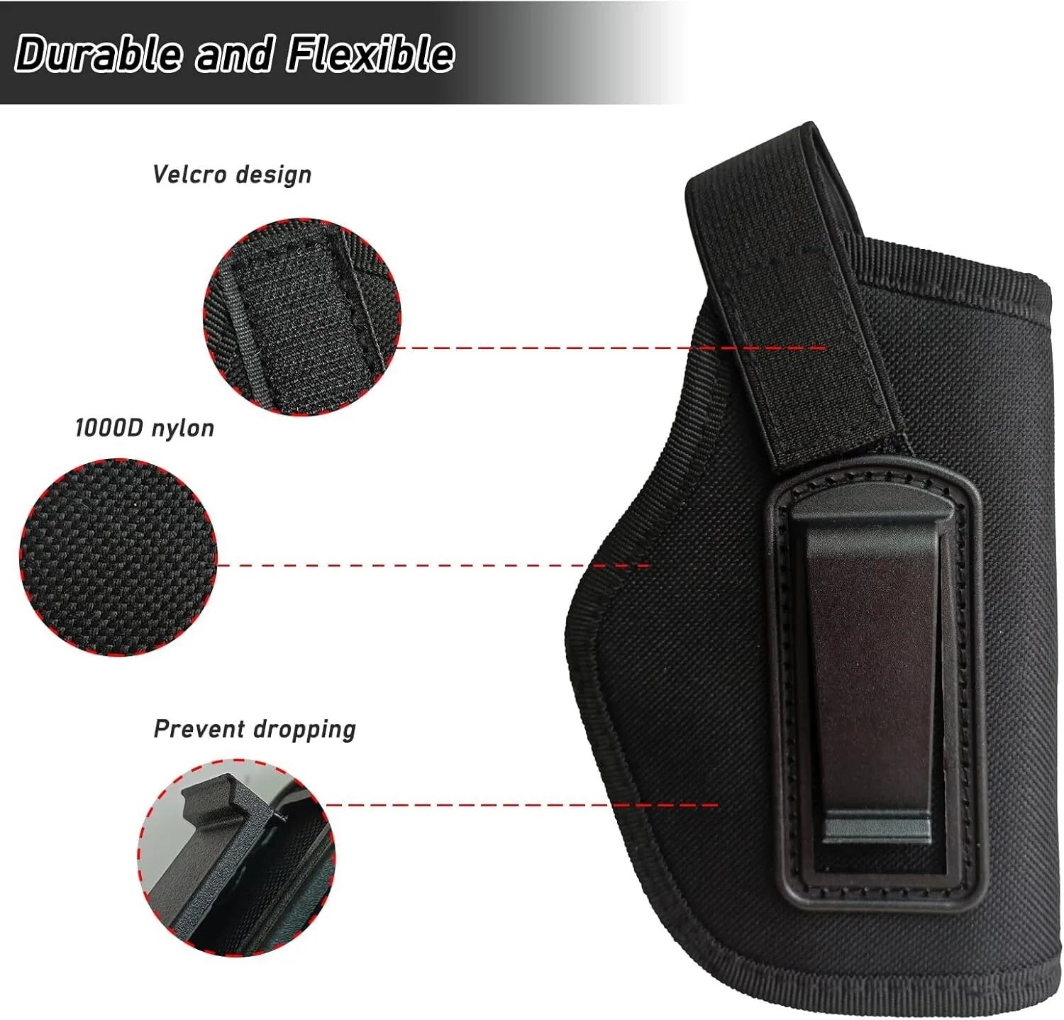 Gun Holster Tactical Concealed Carry Left/right Hand Pistol