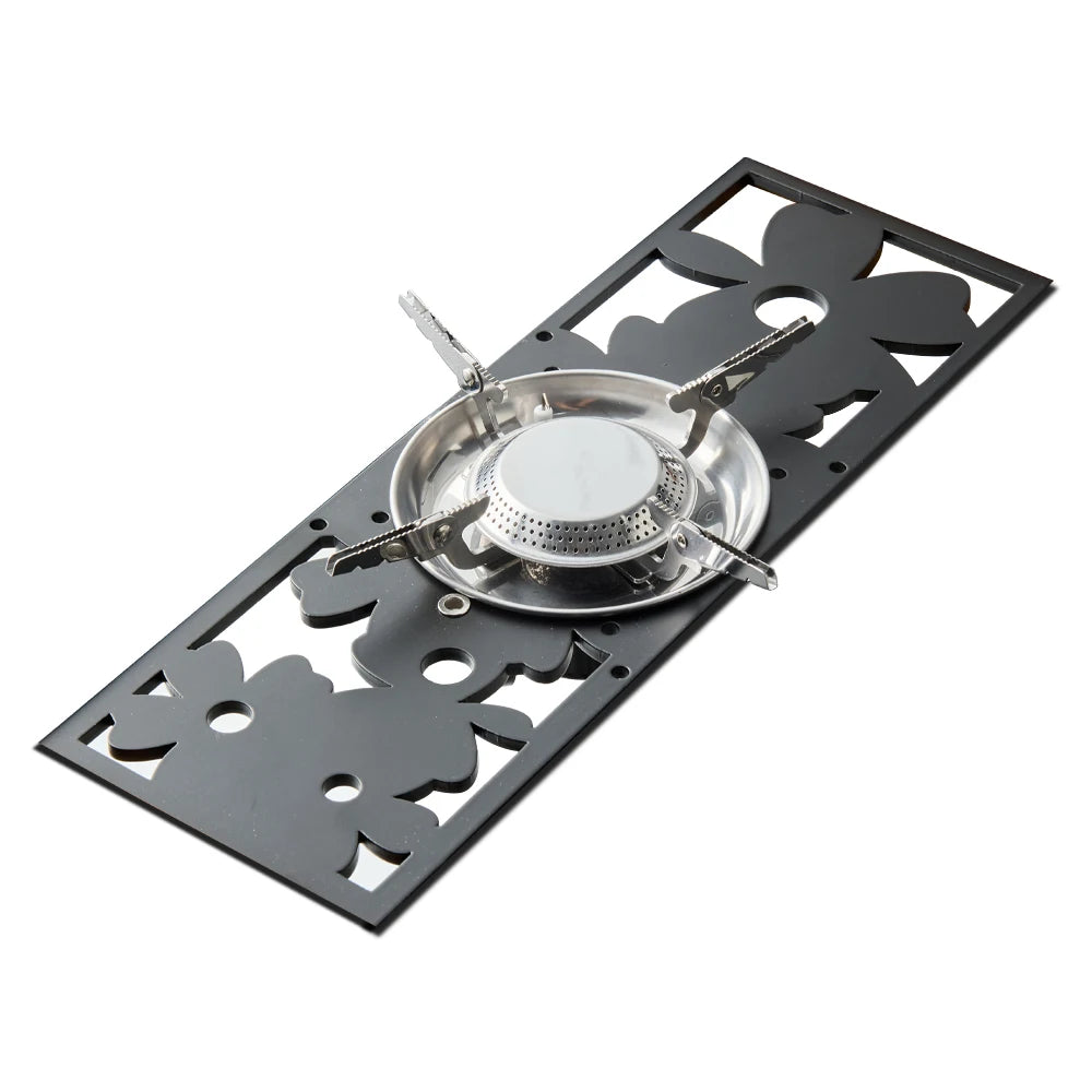 Pandatour IGT Camping Stove – High-Firepower Folding Table Stove (Stainless Steel)