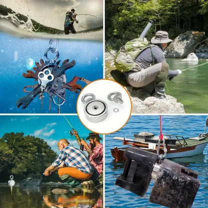 Neodymium Fishing Magnet Kit – J-Series Magnet Fishing Set for River Retrieval &amp; Outdoor Use