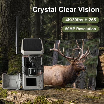 SUNTEKCAM HC-930MAX 4G LTE Trail Camera – 48MP 4K Solar Powered, 940nm No-Glow Night Vision