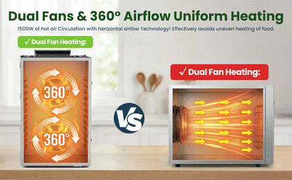 Commercial Food Dehydrator 20 Trays Large Food Dryer Machine for Jerky, Meat, Fruit, Herbs, Industrial Dehydrator Biltong Maker