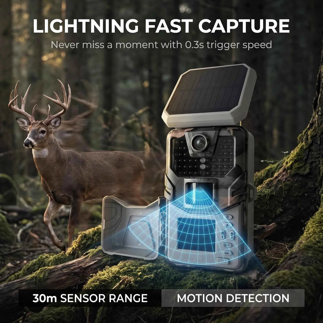 SUNTEKCAM HC-930MAX 4G LTE Trail Camera – 48MP 4K Solar Powered, 940nm No-Glow Night Vision