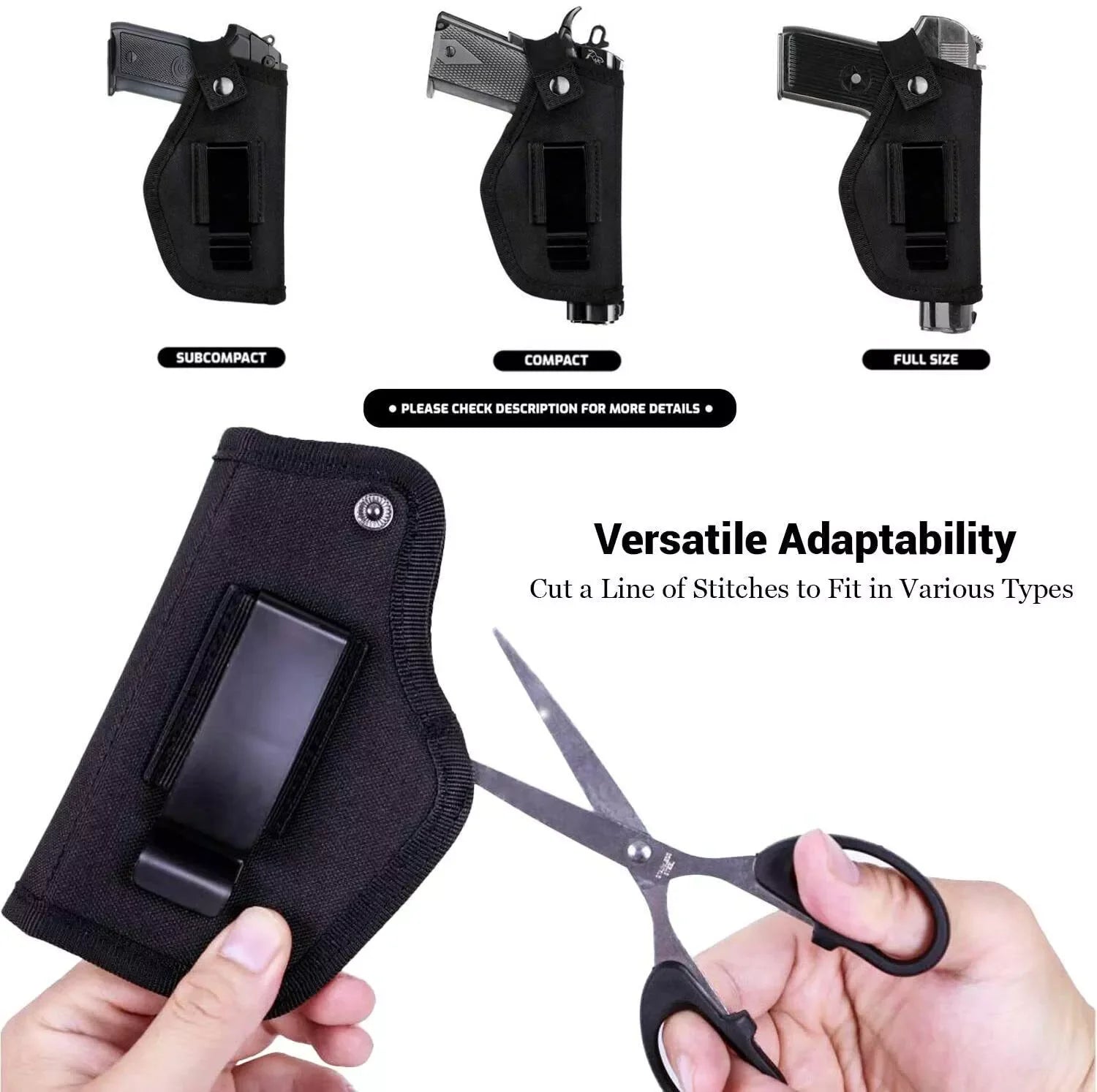 Gun Holster Tactical Concealed Carry Left/right Hand Pistol