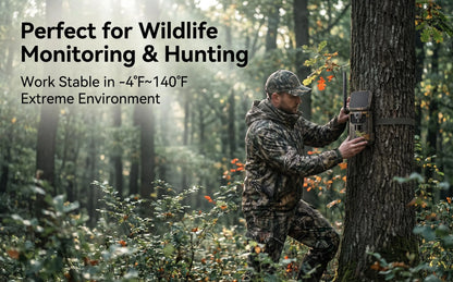 SUNTEKCAM HC-930MAX 4G LTE Trail Camera – 48MP 4K Solar Powered, 940nm No-Glow Night Vision