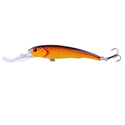 165mm 28g Deep Diving Minnow Fishing Lure – Hard Bait Wobbler for Bass, Pike &amp; Sea Fishing