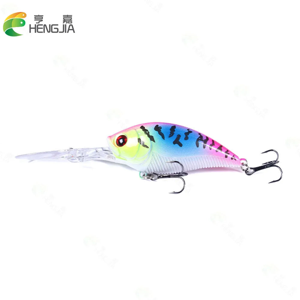 125mm 20.5g Minnow Crankbait Fishing Lure – Hard Bait Wobbler for Bass, Pike &amp; Freshwater Trolling
