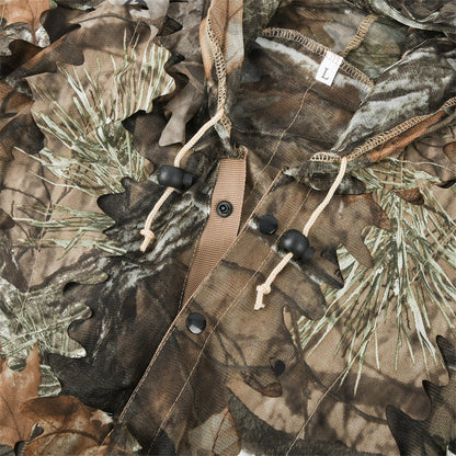 Tactical Hunting Poncho Camouflage Field Jacket – Tree Camo, L &amp; XXL