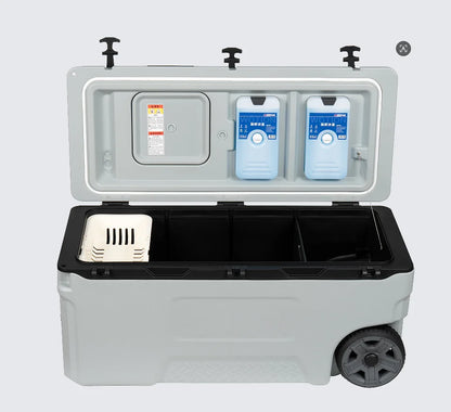 100L Wheeled Rolling Cooler – Heavy-Duty Ice Chest for Camping, Fishing &amp; Catering