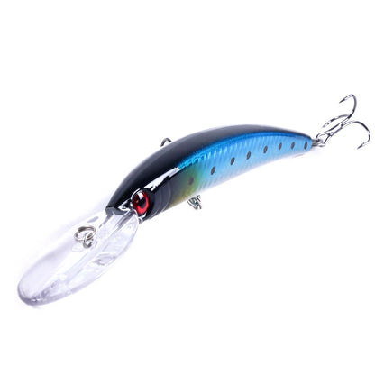 150mm 15g Deep Diving Jerkbait Minnow Fishing Lure – Hard Bait Wobbler with Rattle for Bass &amp; Pike
