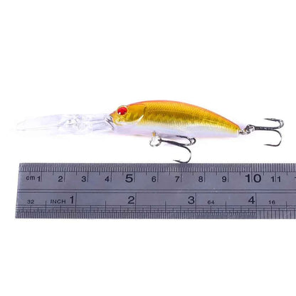 100mm 7g Minnow Fishing Lure – Hard Bait Crankbait Wobbler for Carp, Pike &amp; Freshwater Trolling