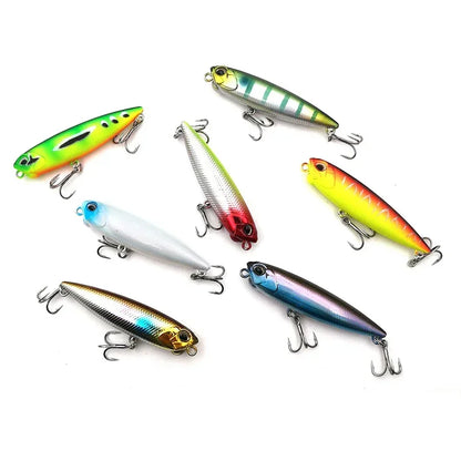 1 1PCS 6.5cm 5.8g Floating Pencil Fishing Lure Top Water Dogs Hard Lures Baits Wobbler Artificial Hard Bait Fishing Tackle Pesca