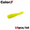 1 New 10pcs Wobblers Mini Ocean Rock Fishing Soft Lures Rubber Soft Baits 3.5cm Soft Worm Artificial Baits Bass Silicone Fish