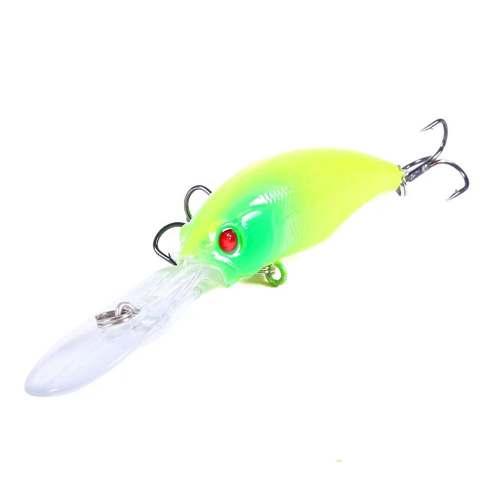 100mm 7g Minnow Fishing Lure – Hard Bait Crankbait Wobbler for Carp, Pike &amp; Freshwater Trolling