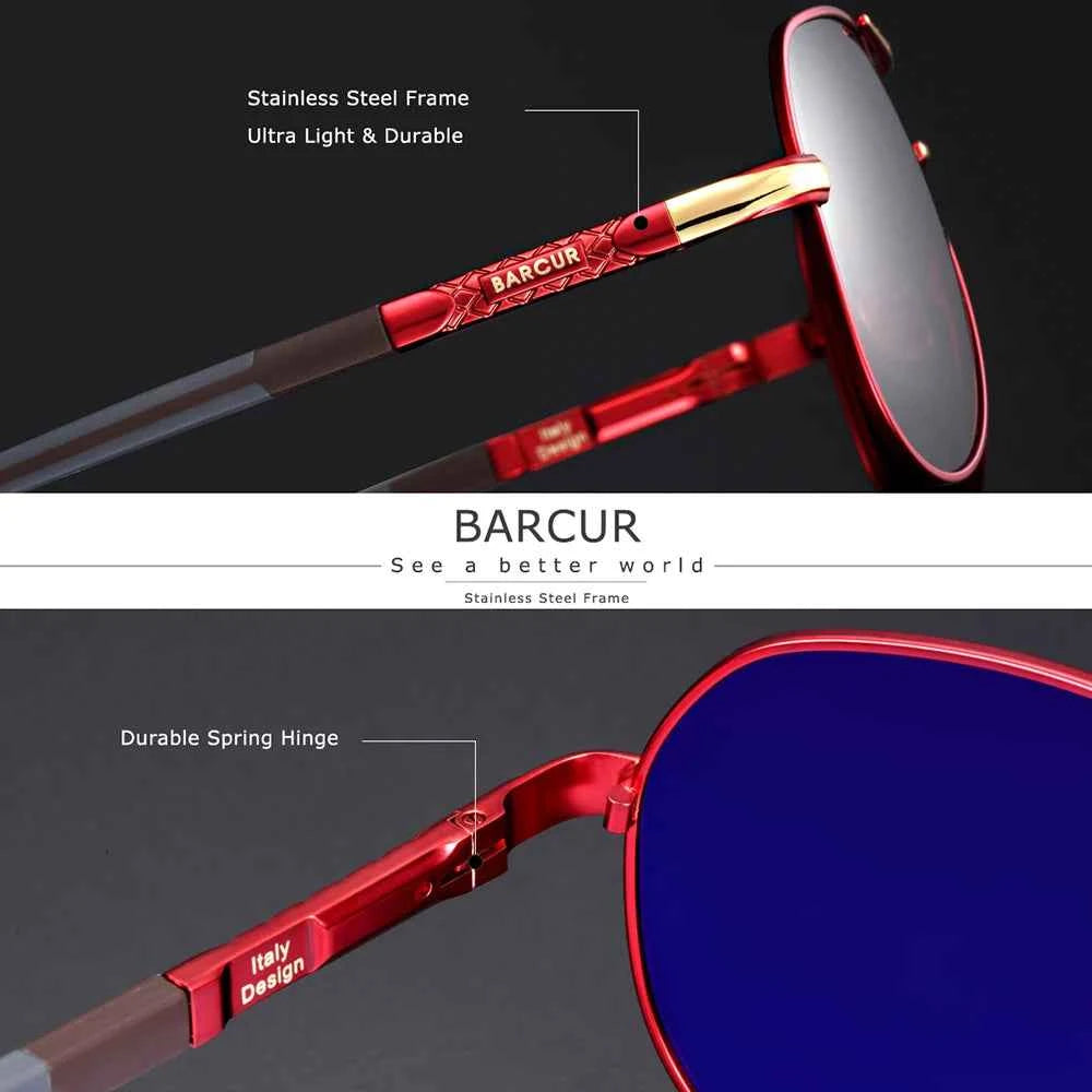 BARCUR Aluminum Vintage Men&