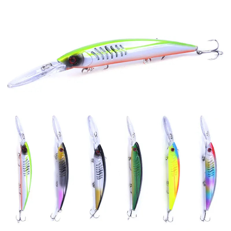 14.5cm 12g  Fishing Lure Minnow Wobblers Hard Bait For Freshwater Bass Carp Pike Tackle Isca Pesca Artificial Bait