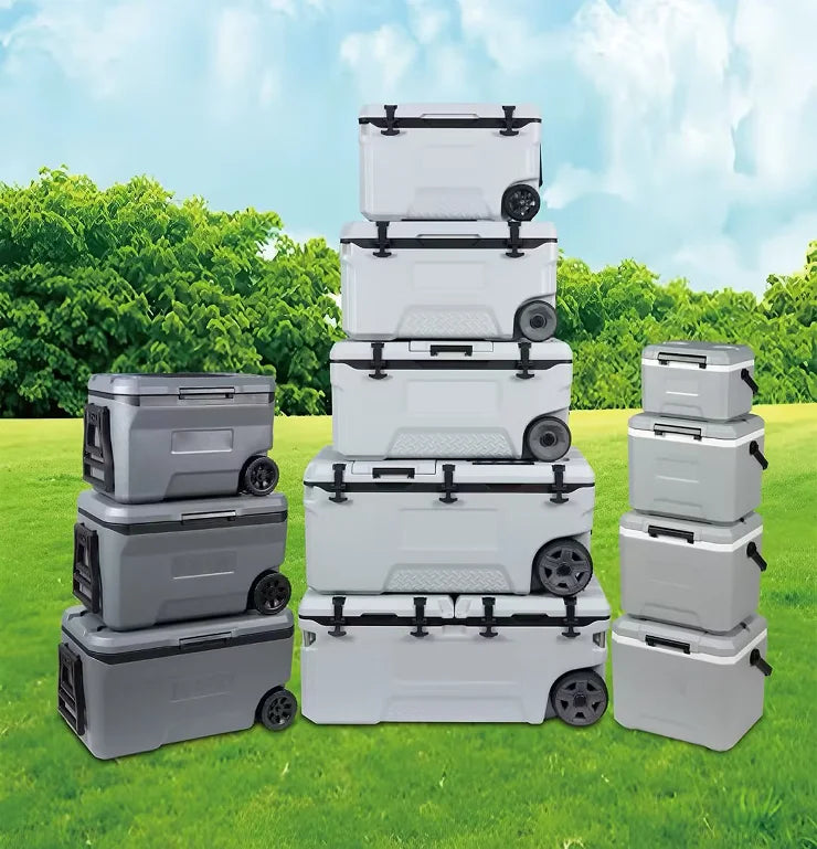 100L Wheeled Rolling Cooler – Heavy-Duty Ice Chest for Camping, Fishing &amp; Catering
