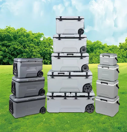 100L Wheeled Rolling Cooler – Heavy-Duty Ice Chest for Camping, Fishing &amp; Catering