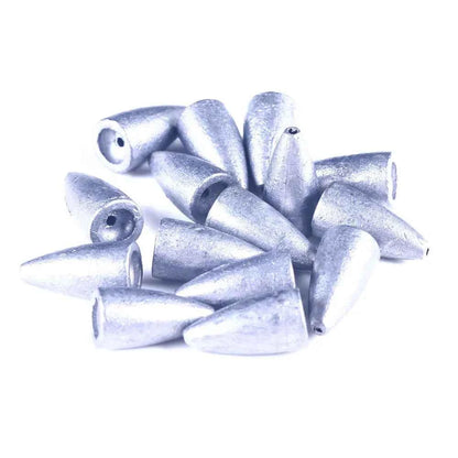 Lead Fishing Weight Sinkers – Bullet Weights for Bass, Carp &amp; Bottom Fishing (1.75g–21g)