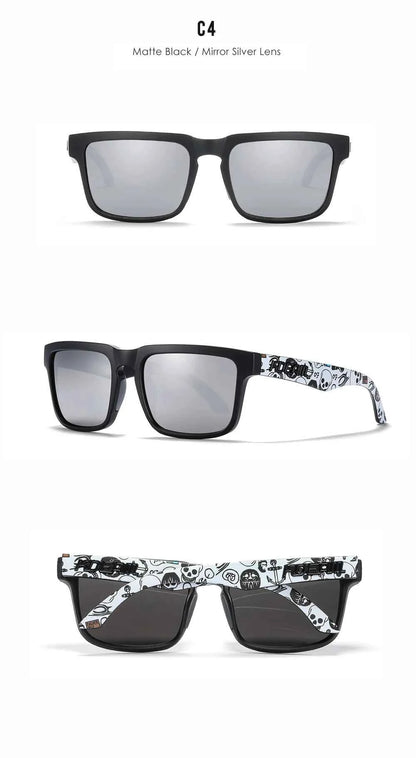 KDEAM Classic Square Sunglasses Men Women Category 3 Polarized Sun Glasses Unique Frame Surface Eyewear With Case Box KD332