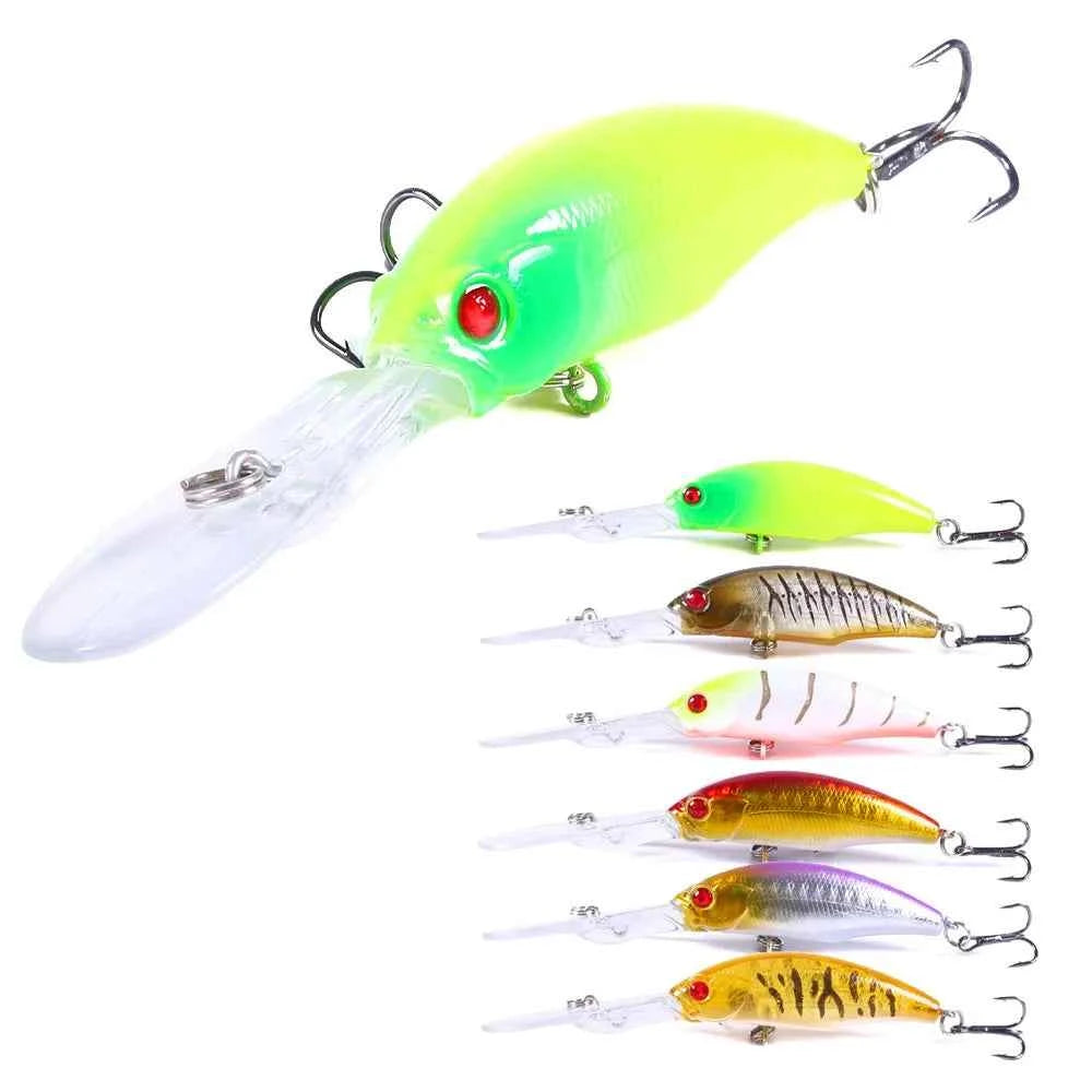 100mm 7g Minnow Fishing Lure – Hard Bait Crankbait Wobbler for Carp, Pike &amp; Freshwater Trolling