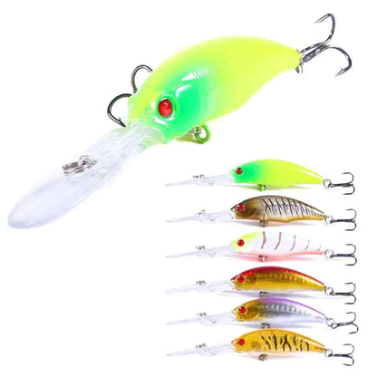 100mm 7g Minnow Fishing Lure – Hard Bait Crankbait Wobbler for Carp, Pike &amp; Freshwater Trolling