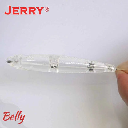 Jerry Unpainted Lure Blanks – ABS Hard Bait, Floating &amp; Sinking, 4 Sizes, 10 Pcs