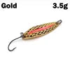 1 Mini Fishing Lure 2.5g3.5g Spoon Metal Lures Spinner Bait Minnow Small Fish Single Hook Jig Stream Trout Baits Pesca Hot