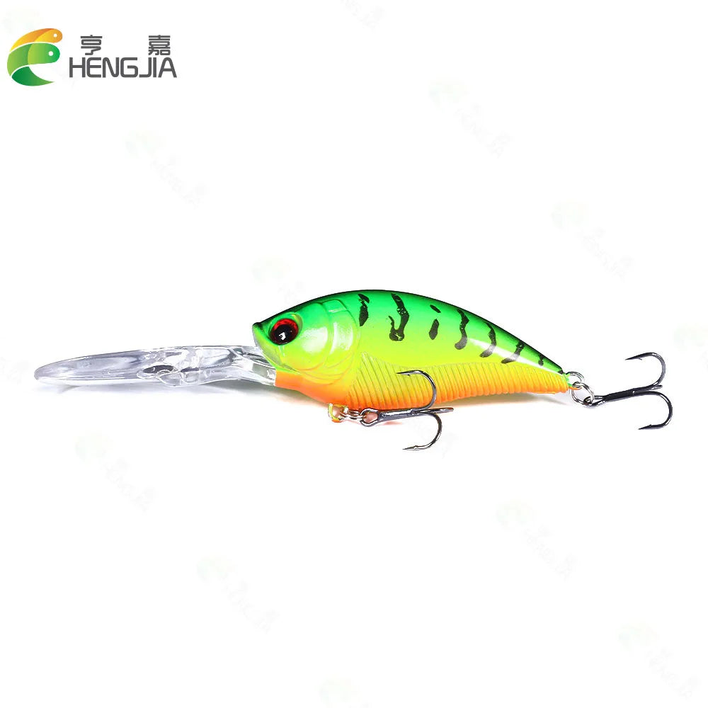 125mm 20.5g Minnow Crankbait Fishing Lure – Hard Bait Wobbler for Bass, Pike &amp; Freshwater Trolling