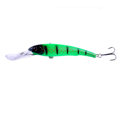 165mm 28g Deep Diving Minnow Fishing Lure – Hard Bait Wobbler for Bass, Pike &amp; Sea Fishing